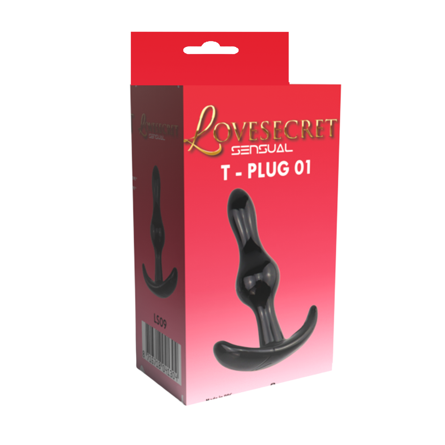 Zwarte Anale Plug 8.5cm