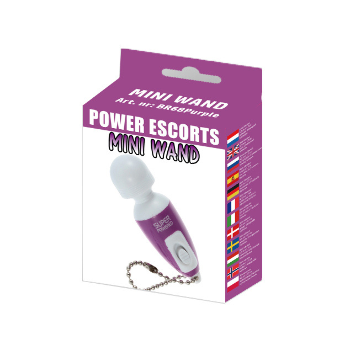 Mini Wand Sleutelhanger – Compacte Massager Vibrator Paars