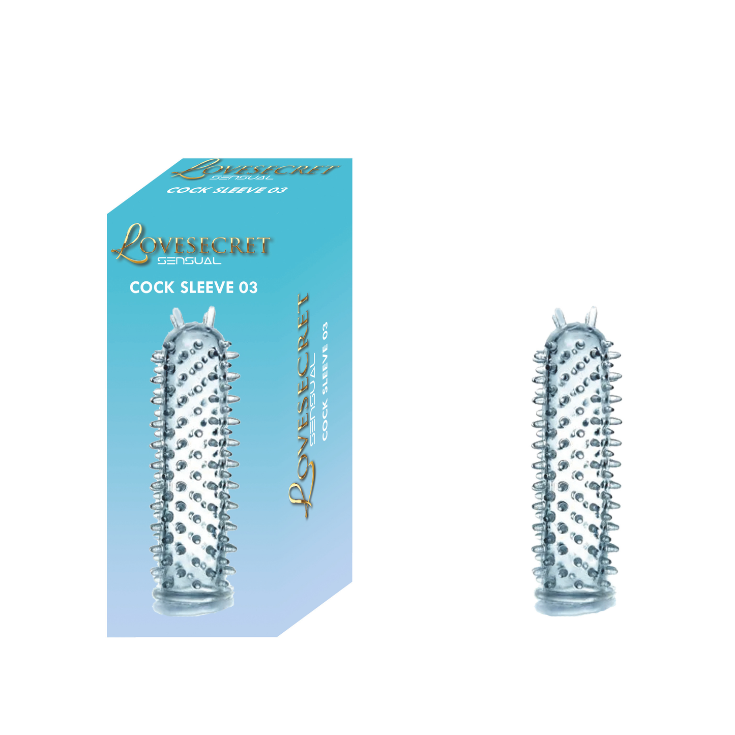 Penis Sleeve Transparant 12.5cm