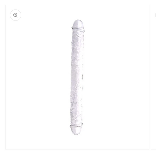 Loving Joy - 15 Inch Jelly Clear Double Dildo - Huge Size 38 CM - N12190