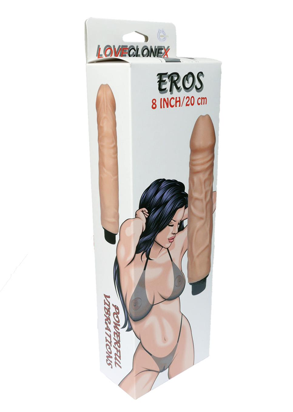 Boysoftoys – Eros Love Clone X Realistische Vibrator – 20 cm – Cyberskin – Huidskleur – 21-00018