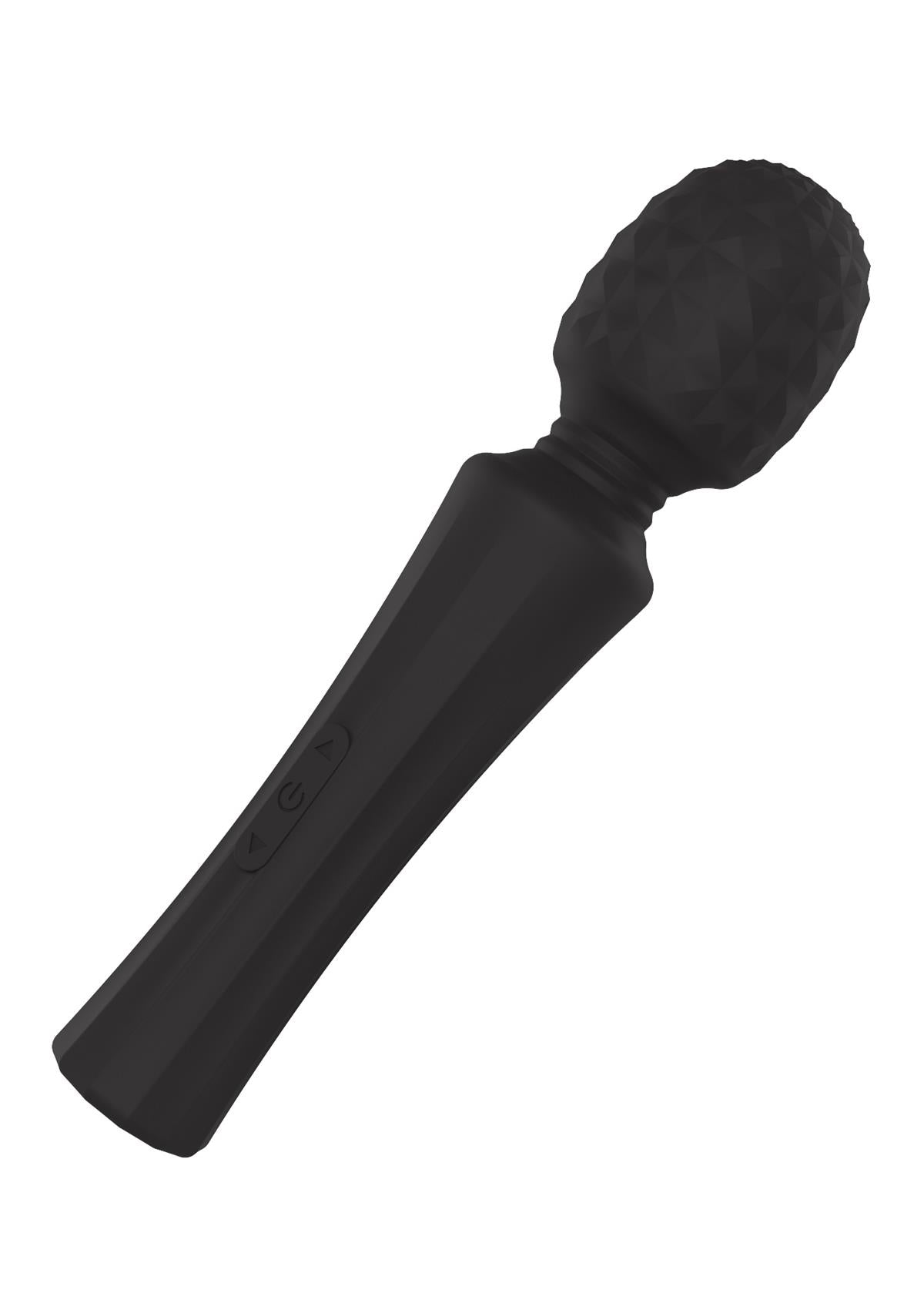 Boysoftoys – Power Wand Massager – 10 Functies – Zwart – 22-00031
