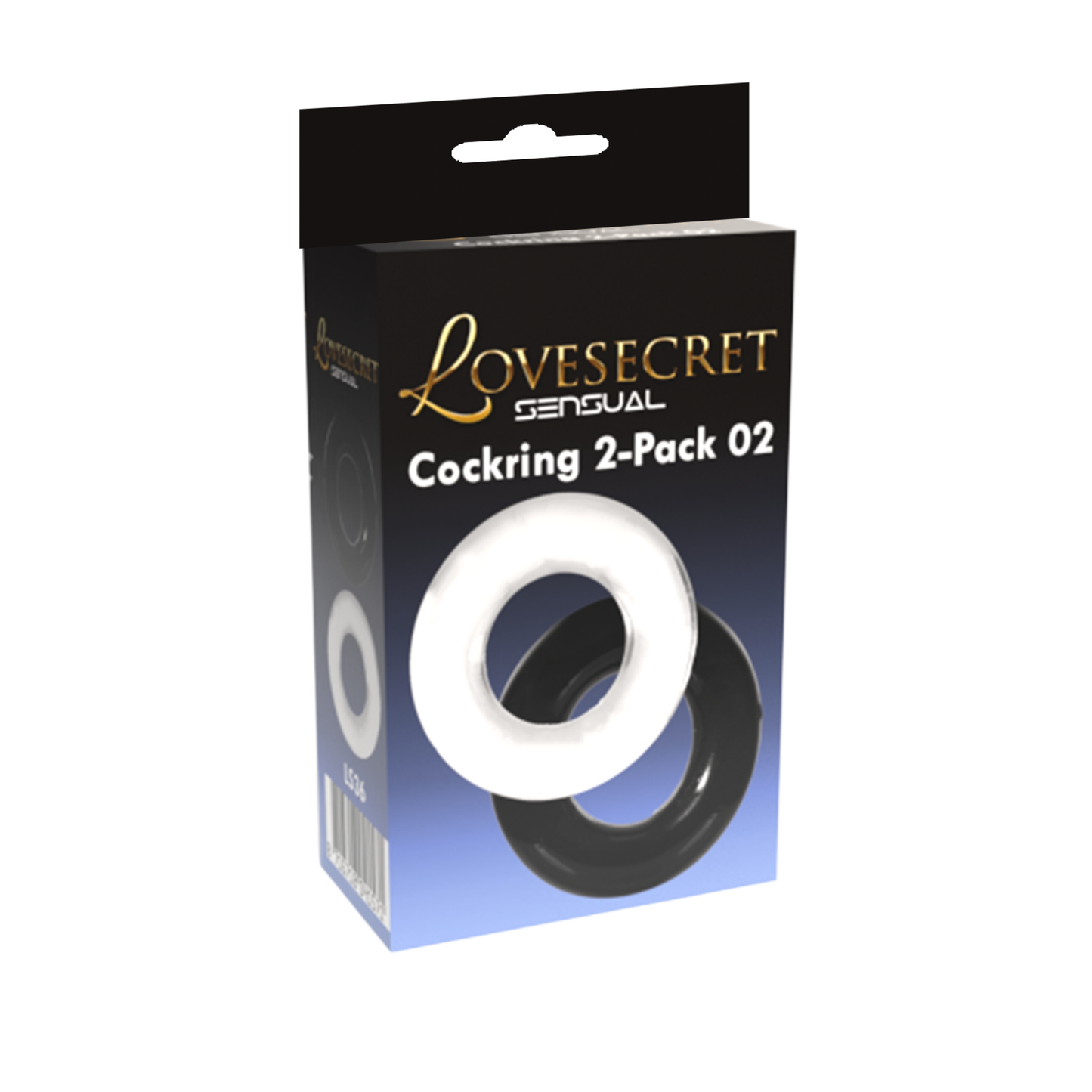 Cockringen 2 Pack Zwart & Wit 3.5cm