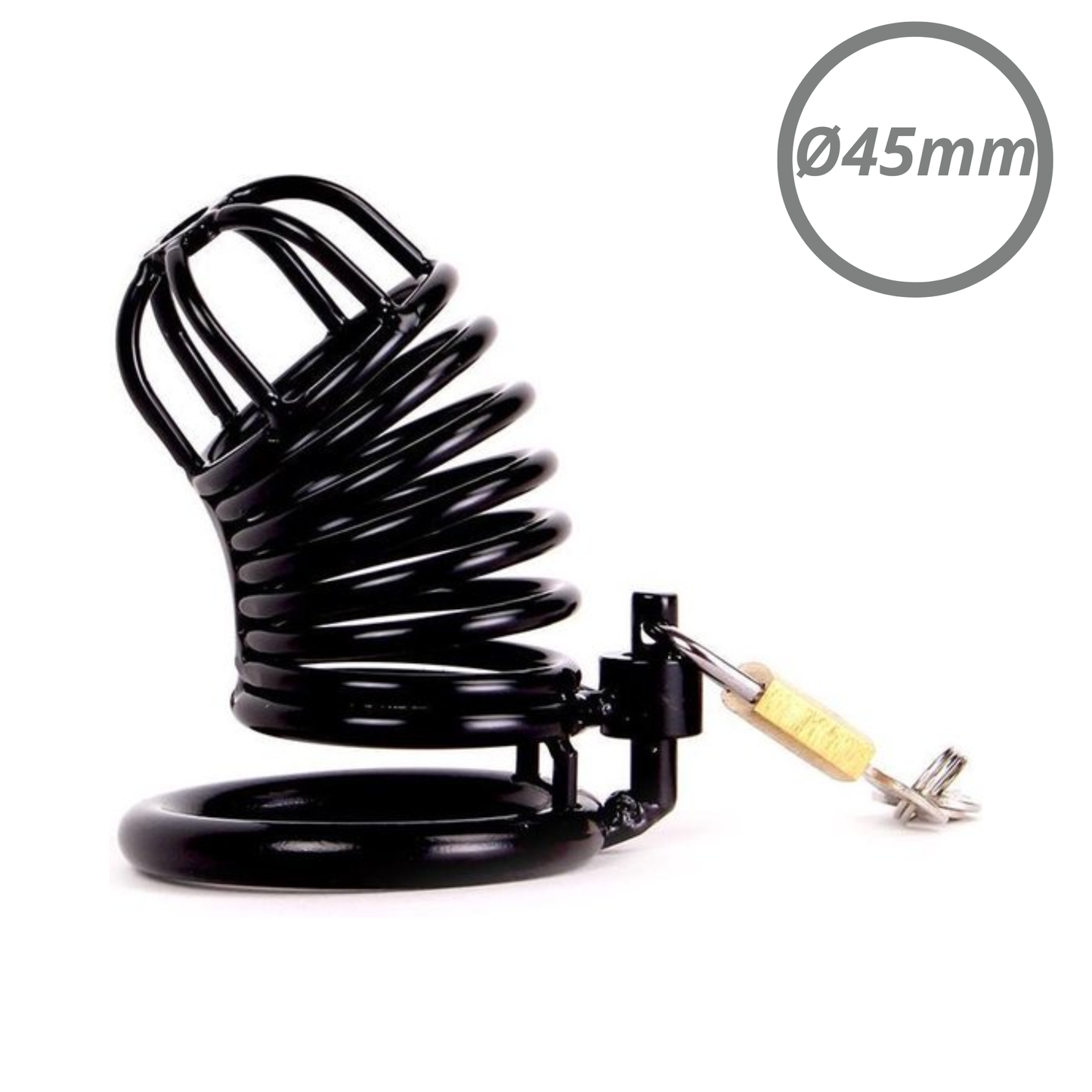 Prison Break Chastity Cage – RVS Penis Kooi Zwart