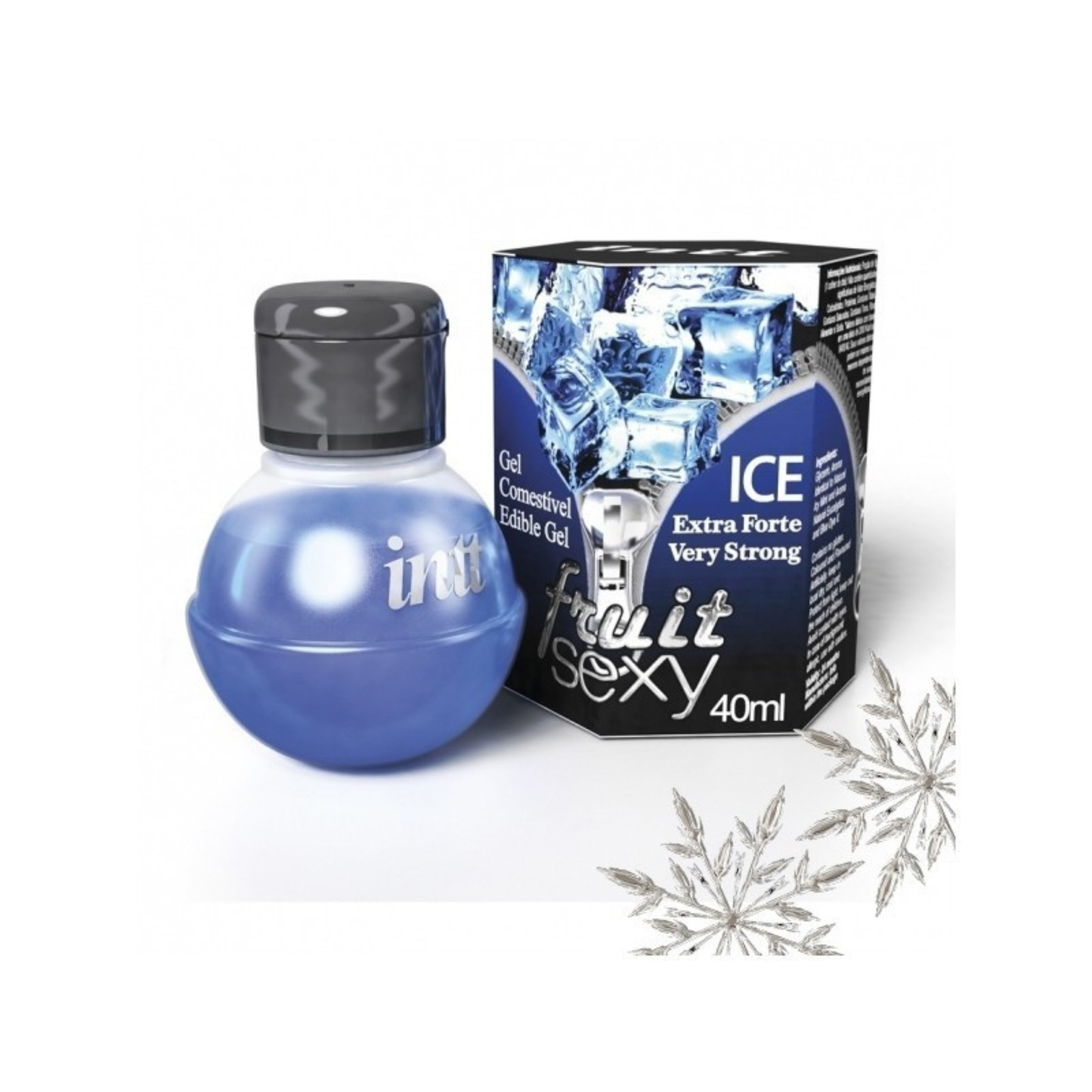 Intt – 040 – Fruit Sexy Ice Edible Gel – Extra Strong Cooling Effect, 40 ml