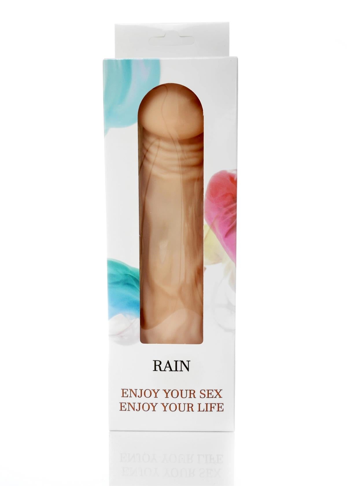 Boysoftoys – Rain Realistic Vibrator – 23,5 cm – Cyber Leather – Flesh – 44-00001