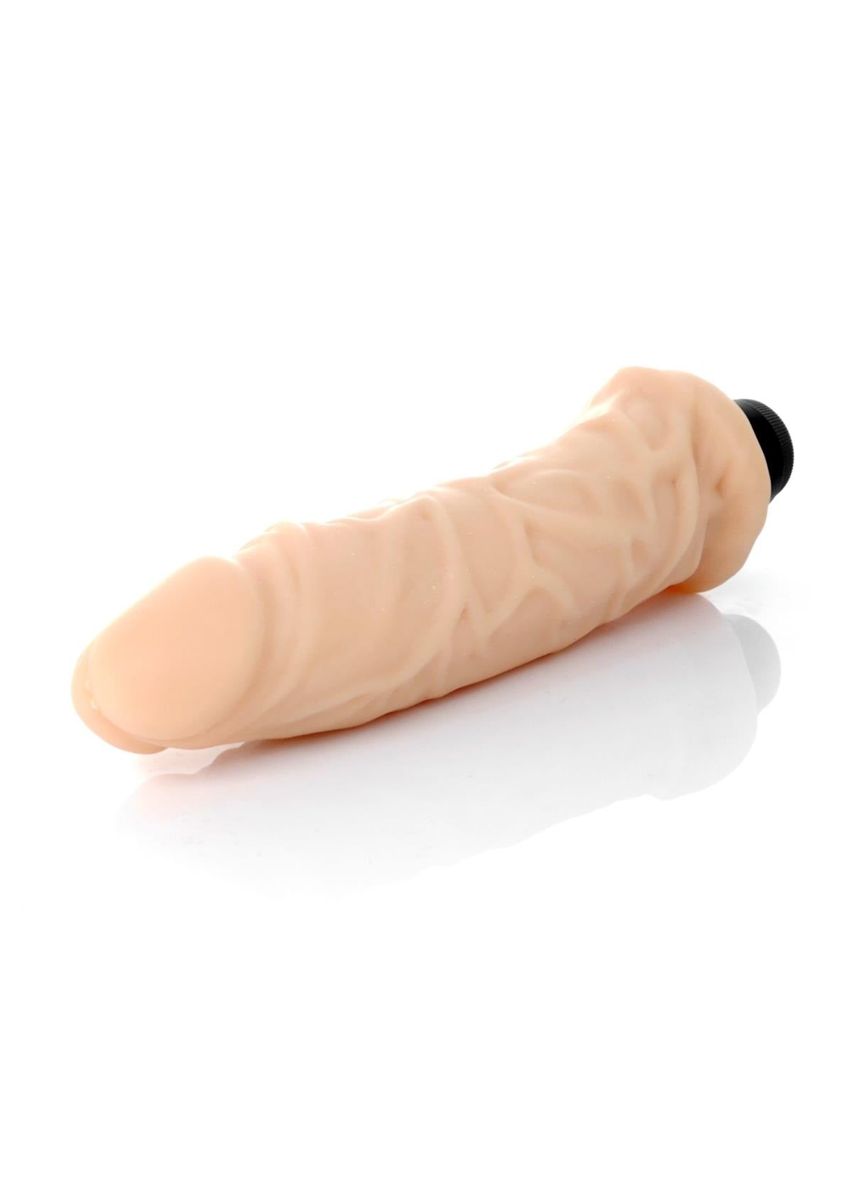 Bossoftoys Drizzle Realistic vibrator - Cyber leather - Extra ordinary Flexible Material - Flesh - 19 cm - 44-00005