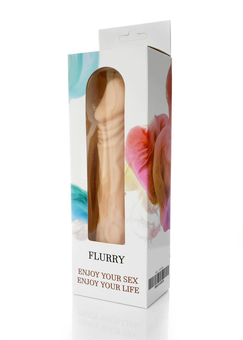 Bossoftoys Flurry Realistic vibrator - Cyber leather - Extra ordinary Flexible Material - Flesh - 20,3 cm - 44-00006