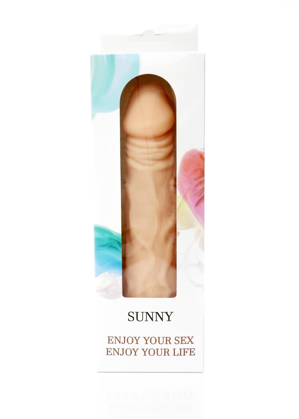 Bossoftoys Sunny Realistic vibrator - 12 function - Cyber leather - Extra ordinary Flexible Material - Flesh - 20,5 cm - 44-00007