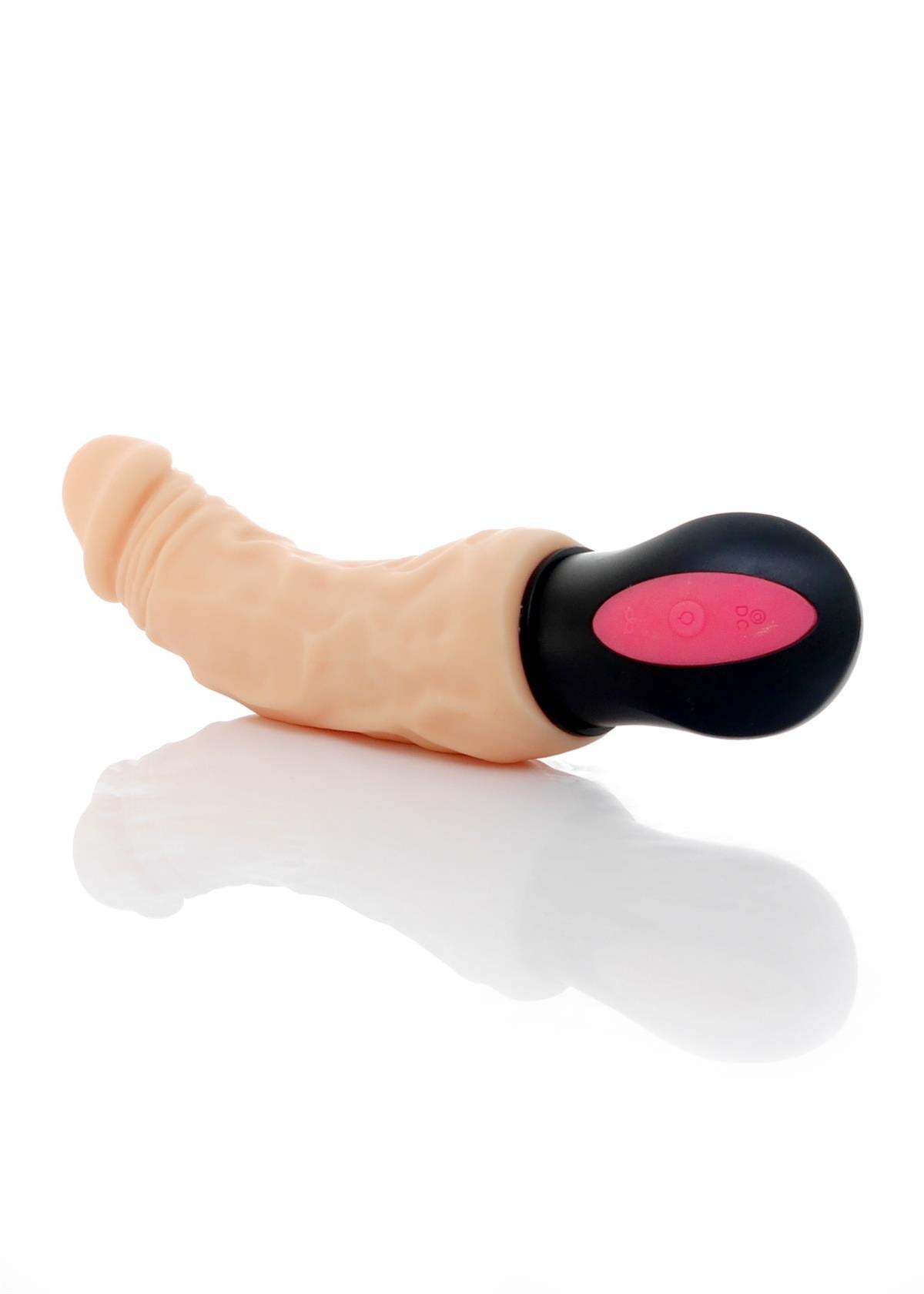 Boysoftoys - 44-00011 - Mercury - Mega Realistic Bending vibrator - 12 Function - Usb rechargeable - Cyber leather - Extra ordinary Flexible Material - Flesh - 27 cm