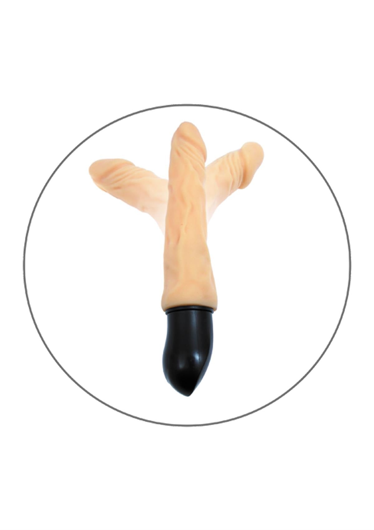 Boysoftoys - 44-00011 - Mercury - Mega Realistic Bending vibrator - 12 Function - Usb rechargeable - Cyber leather - Extra ordinary Flexible Material - Flesh - 27 cm