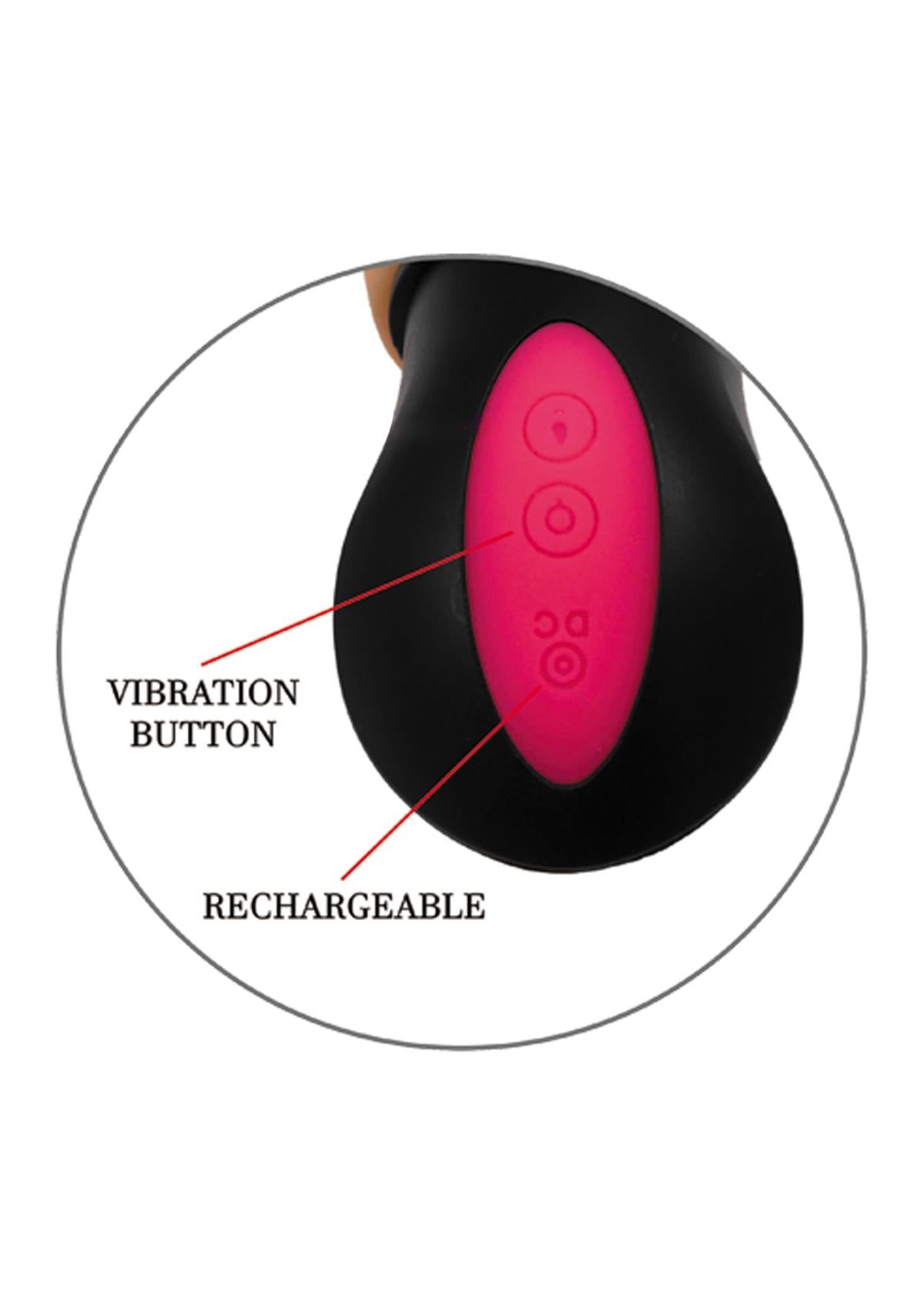 Boysoftoys - 44-00011 - Mercury - Mega Realistic Bending vibrator - 12 Function - Usb rechargeable - Cyber leather - Extra ordinary Flexible Material - Flesh - 27 cm