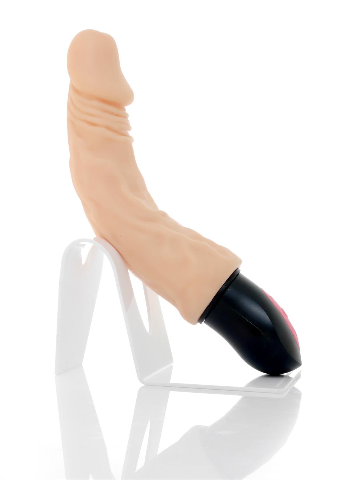 Boysoftoys - 44-00011 - Mercury - Mega Realistic Bending vibrator - 12 Function - Usb rechargeable - Cyber leather - Extra ordinary Flexible Material - Flesh - 27 cm