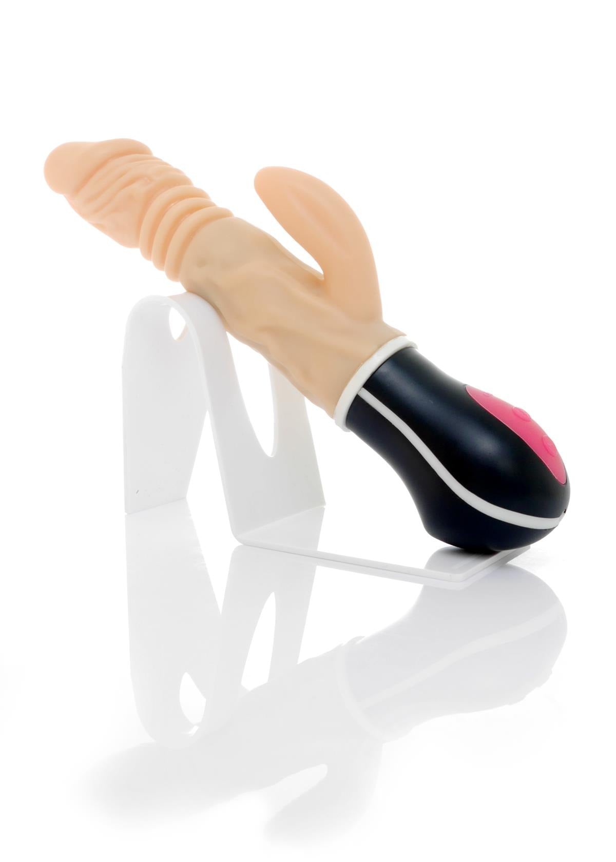Boysoftoys Uranus Up & Down vibrator - Rotating vibrator - Mega Realistic Bending vibrator - 44-00013 - 12 Function - Usb rechargeable - Cyber leather - Extra ordinary Flexible Material - Flesh - 27 cm