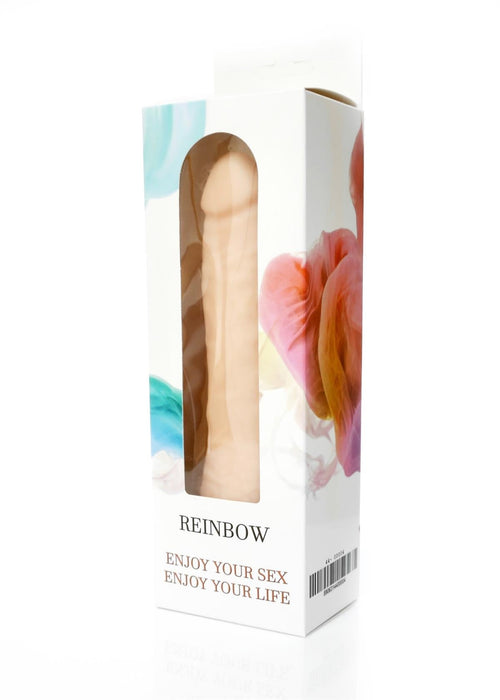 Bossoftoys - Rainbow 12 Function Realistic vibrator - Cyber leather - Extra ordinary Flexible Material - Flesh - 18,5 cm - 44-00004
