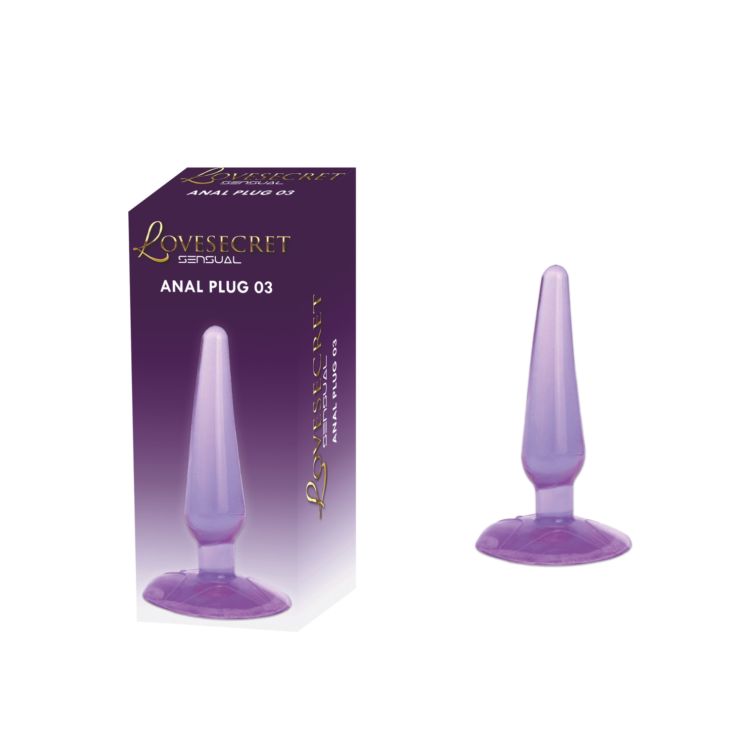 Paarse Buttplug 11 cm