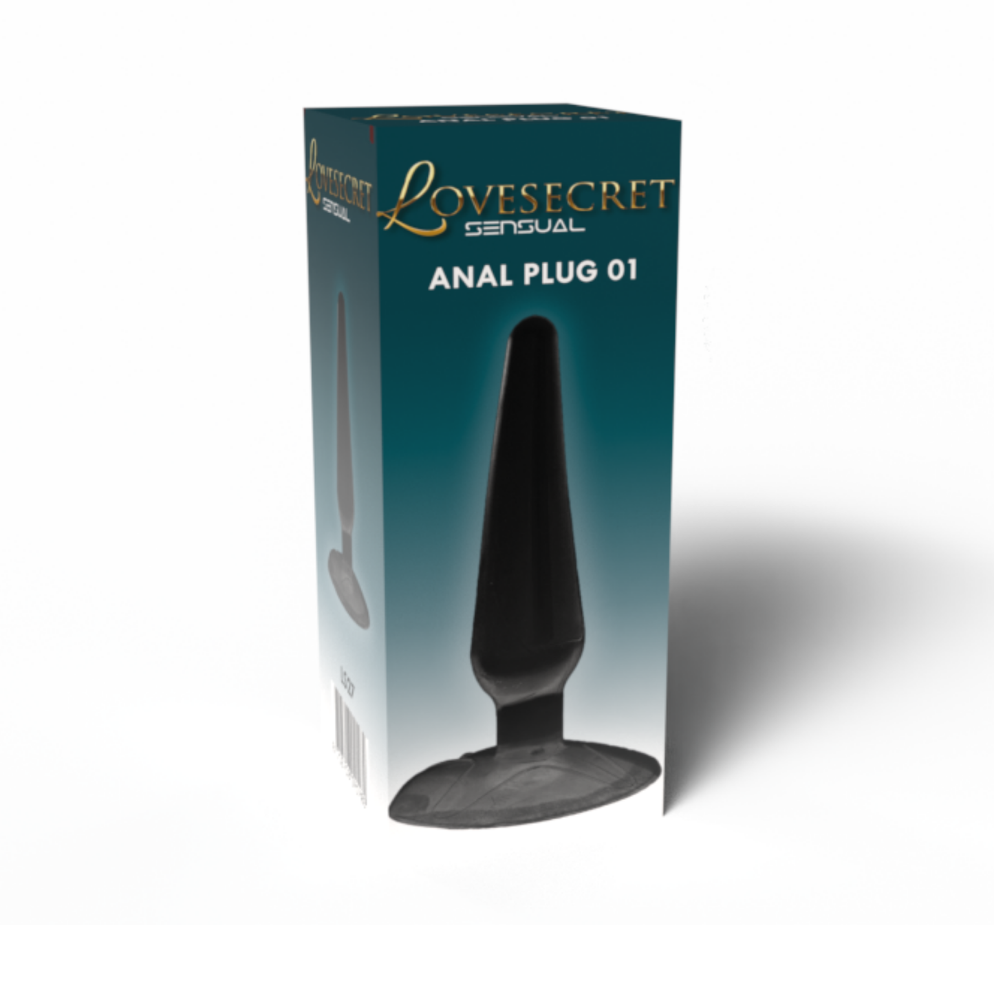 Zwarte Buttplug 11 cm