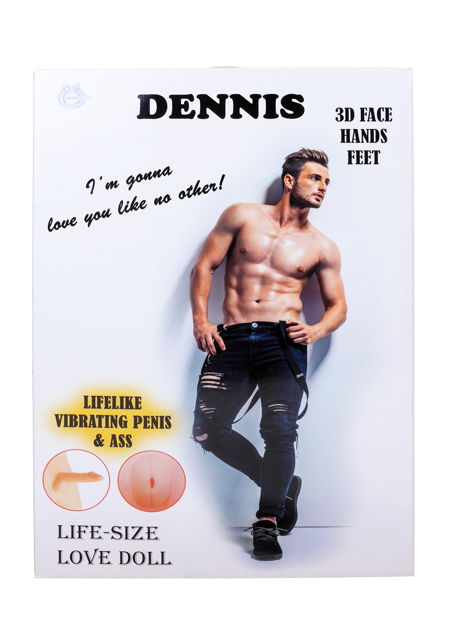Boysoftoys Dennis Blow Up Love Doll – Real Curly Man Edition