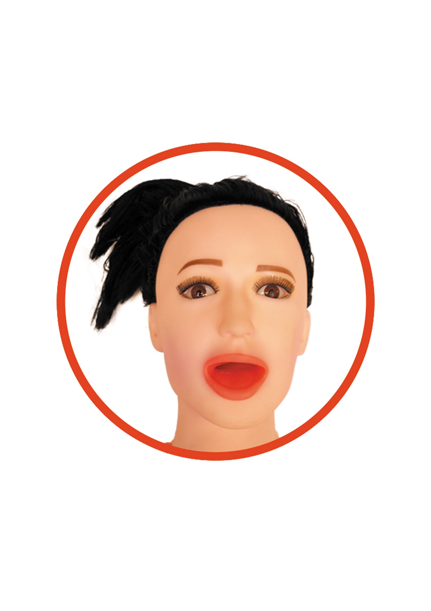 Boysoftoys Angelina Blow Up Doll Real Face - Extra pump - Extra vibrating part - 59-00001