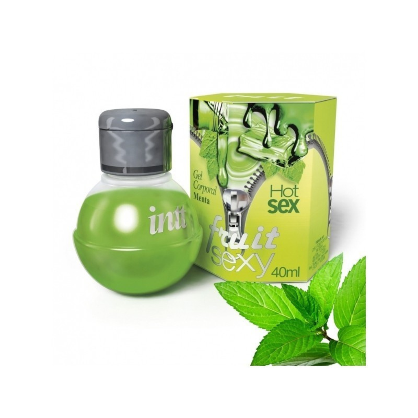 Intt – 042 – Fruit Sexy Edible Gel – Mint Flavor, 40 ml