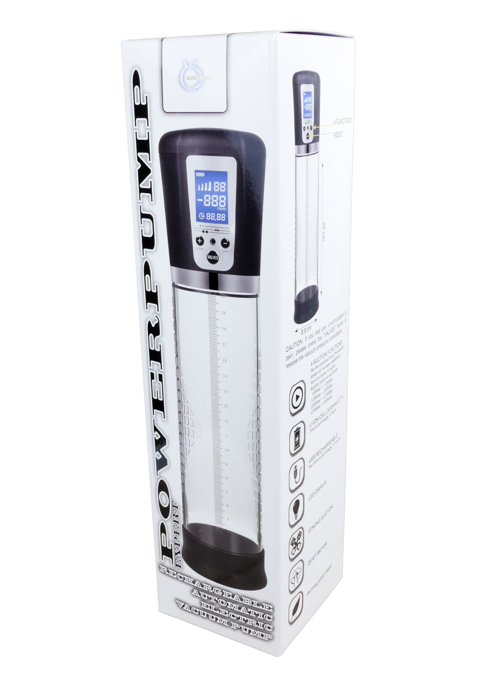 Boys of Toys – Powerpump – Automatische Vacuümpomp met LED Display