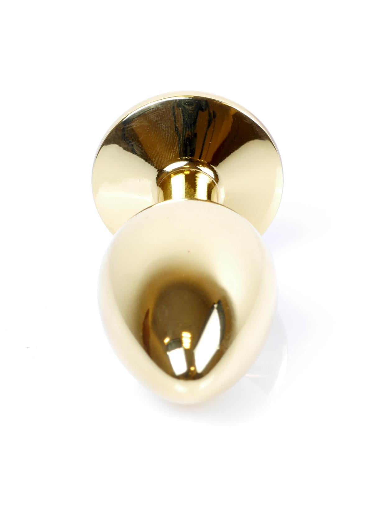 Boysoftoys – Gouden Anale Plug met Roze Kristal – 64-00017