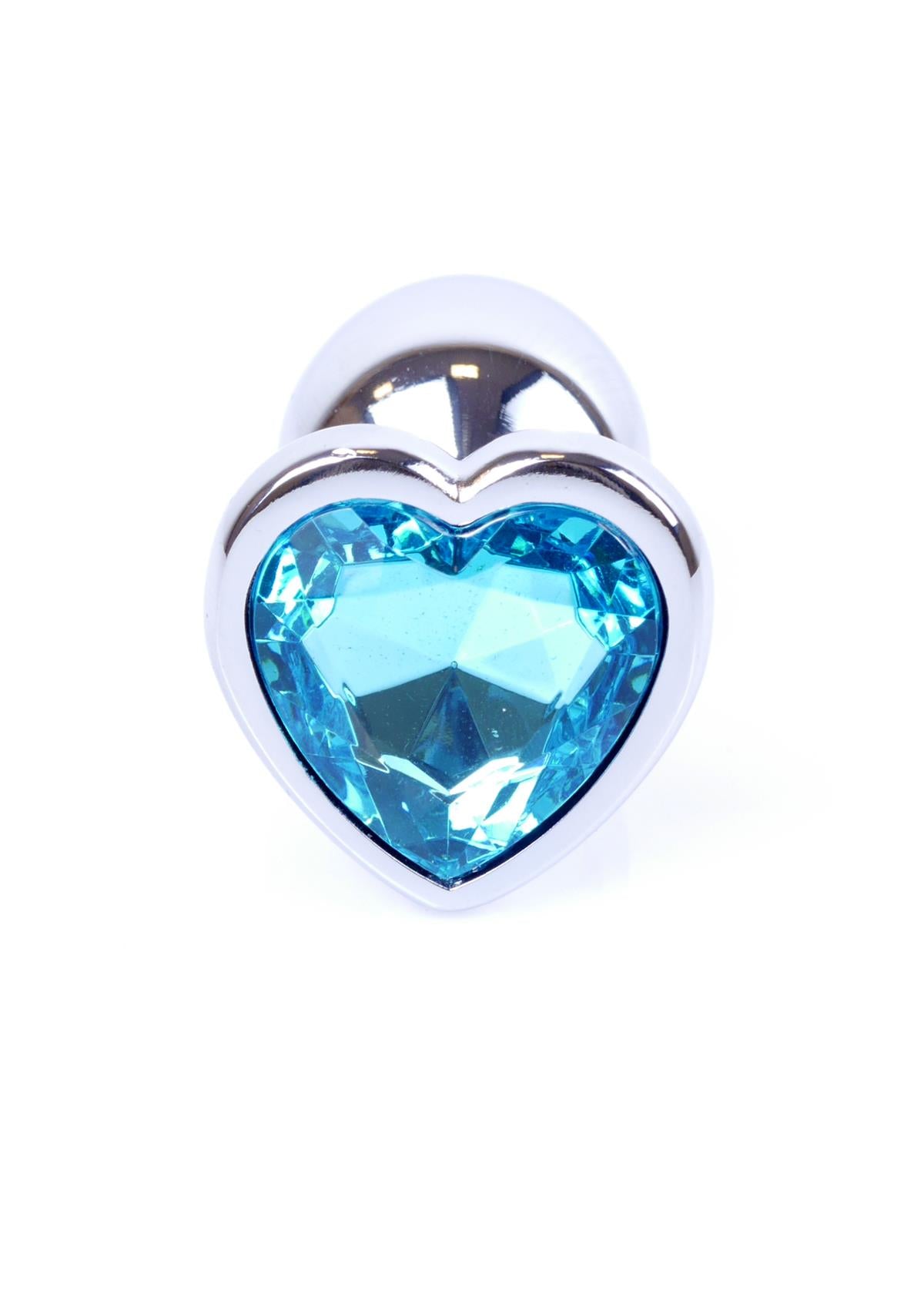 Boysoftoys – Heart Design Plug – Silver – Anal – Blauwe Steen
