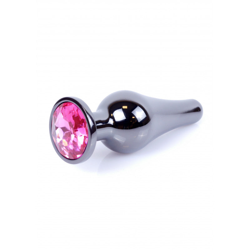 Boysoftoys - Buttplug - Donker - Zilver - Anaal - Roze - 64-00053