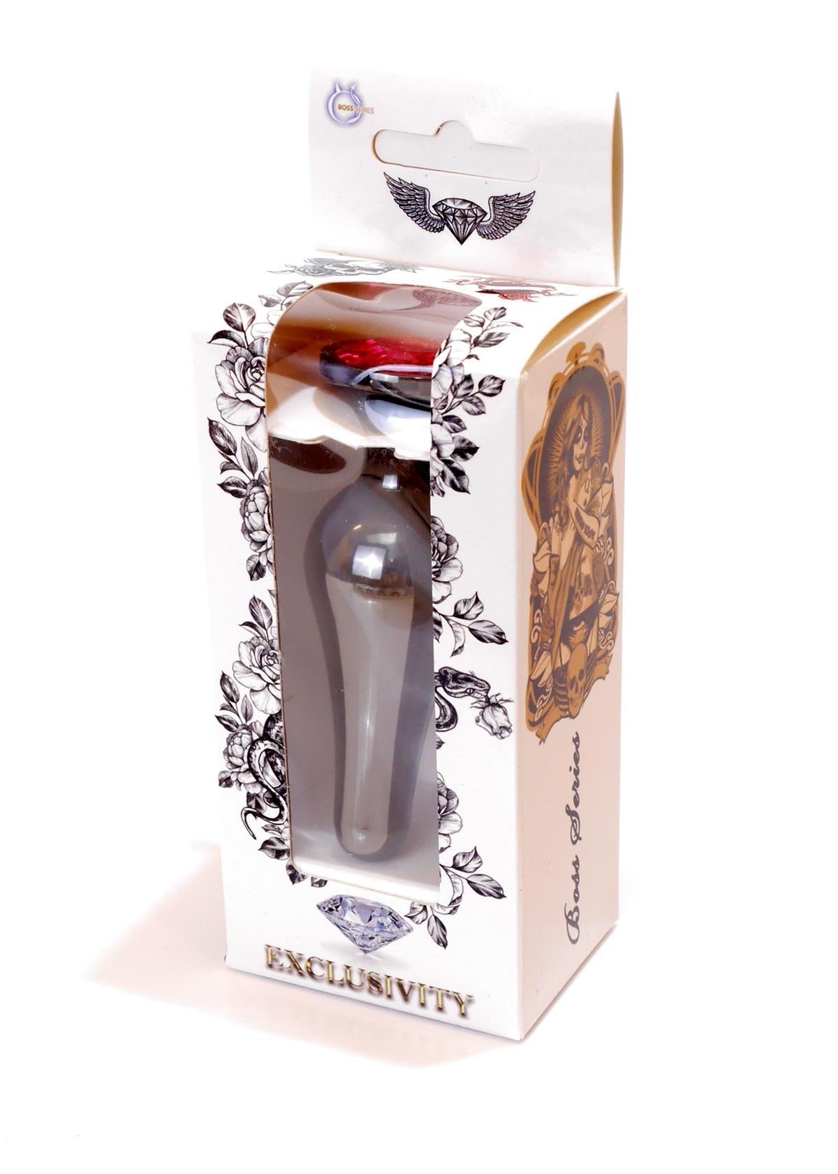 Boysoftoys - Buttplug - Donker - Zilver - Anaal - Roze - 64-00053