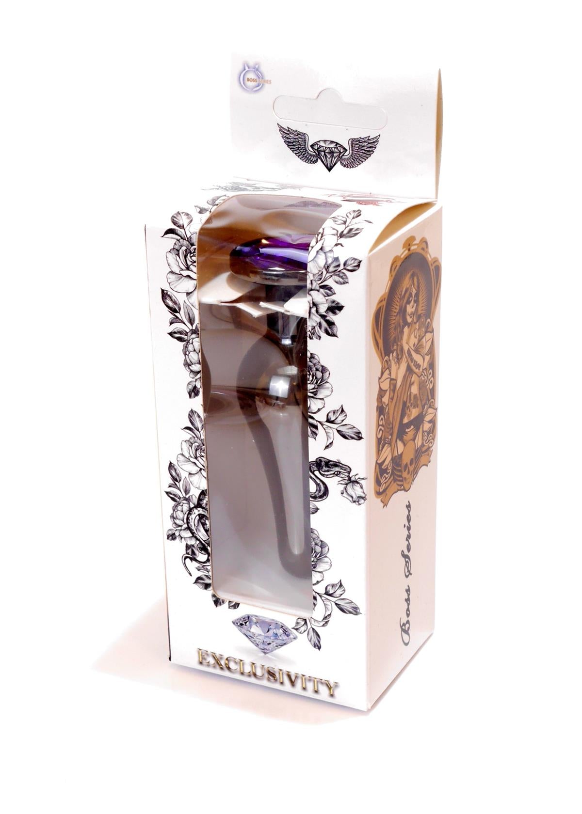 Boysoftoys - Buttplug - Donker - Zilver - Anaal - Paars - 64-00061