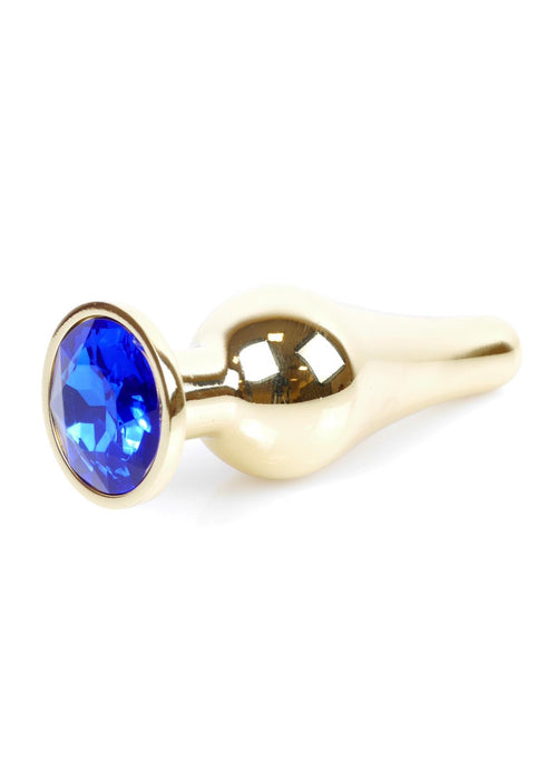 Boysoftoys - Grote Buttplug - Goud - Anaal - Donkerblauw - 64-00068