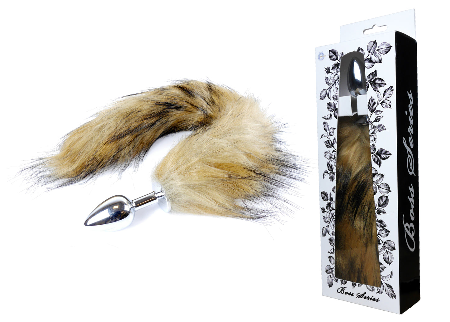 Boysoftoys – Plug met Bruine Fox Tail – XXL – 45 cm