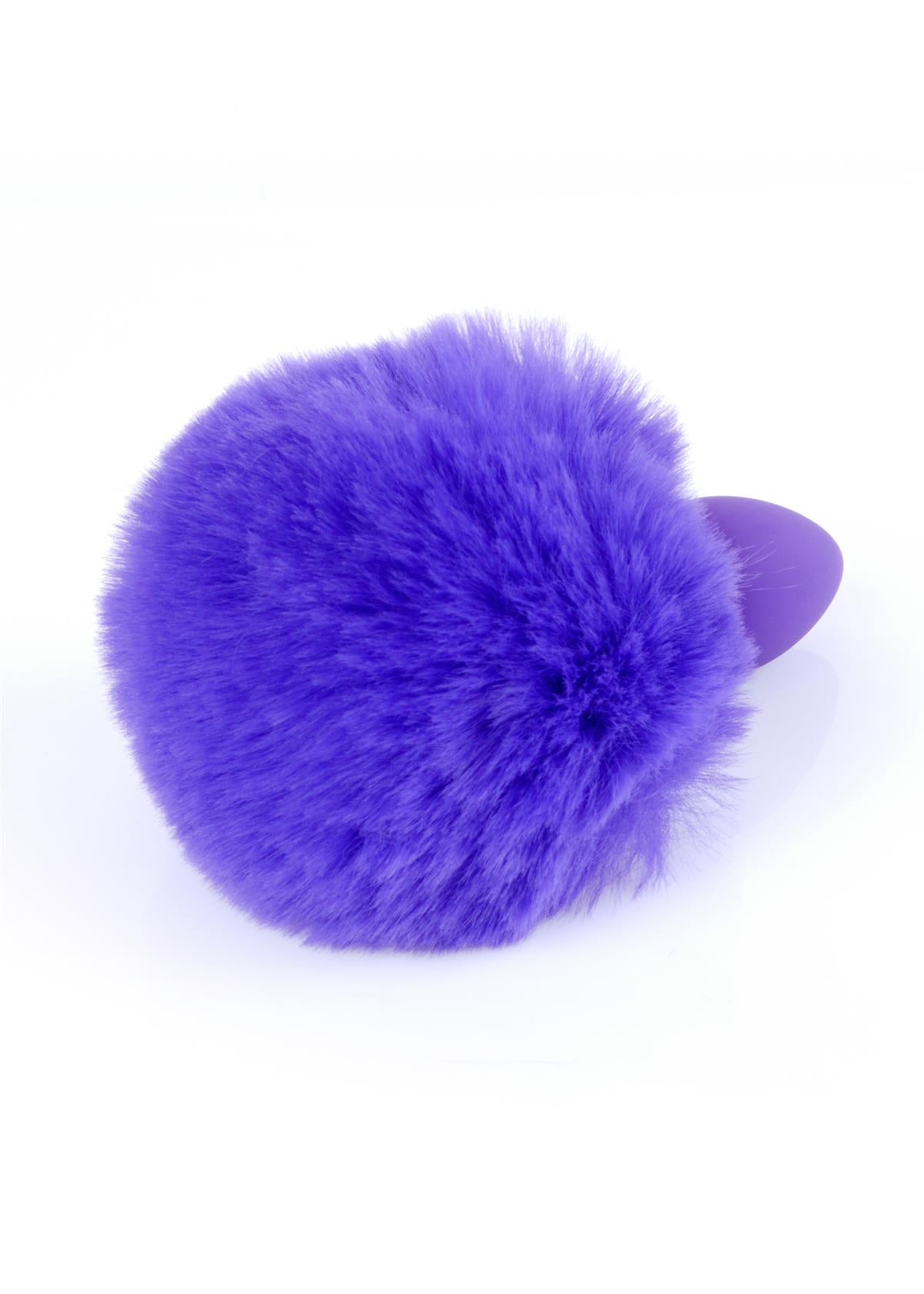 Boysoftoys – Paarse Siliconen Buttplug met Bunny Staart – 6,5 cm