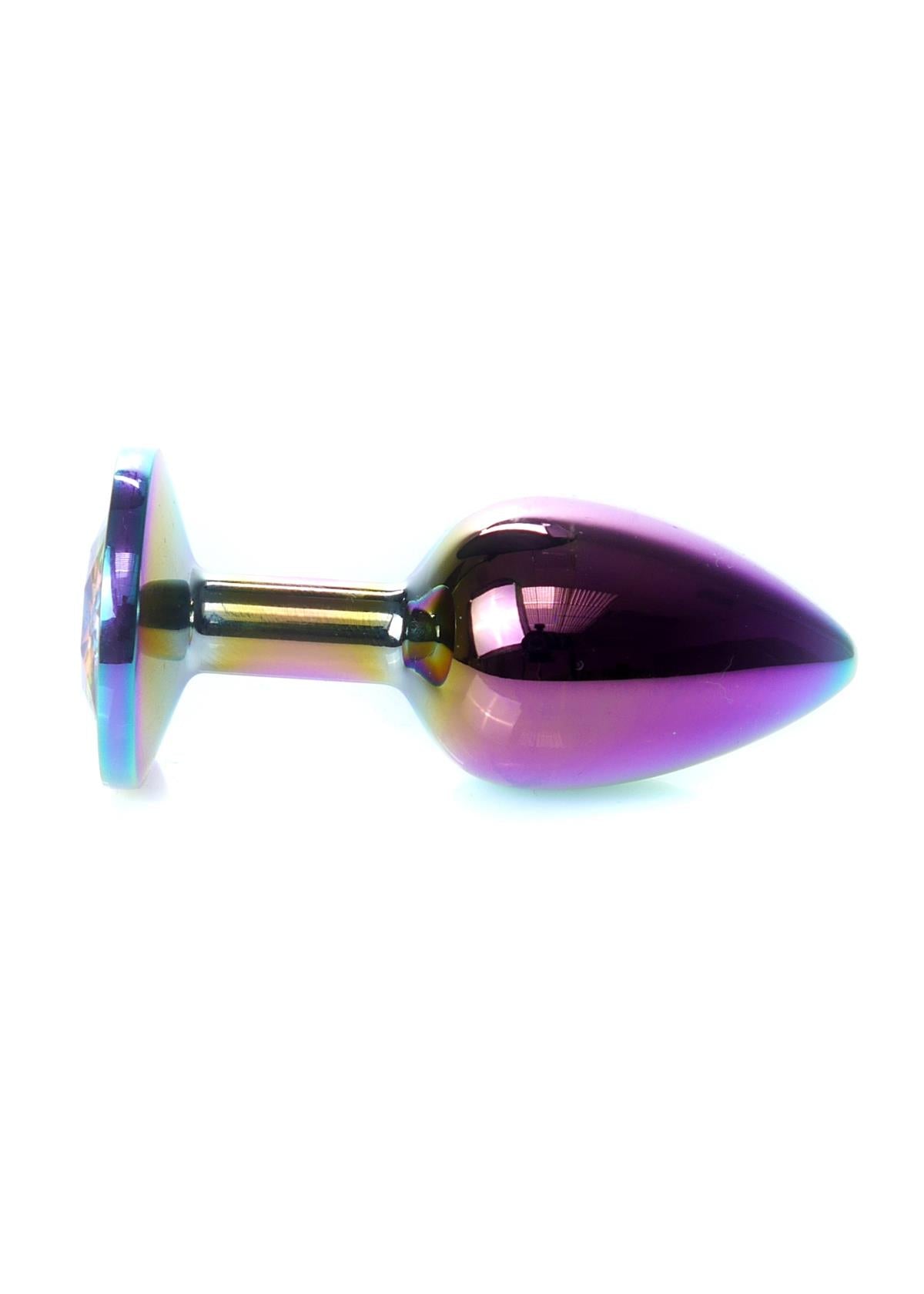Boysoftoys – Rose Gold Anal Plug met Regenboogsteen – 7 cm