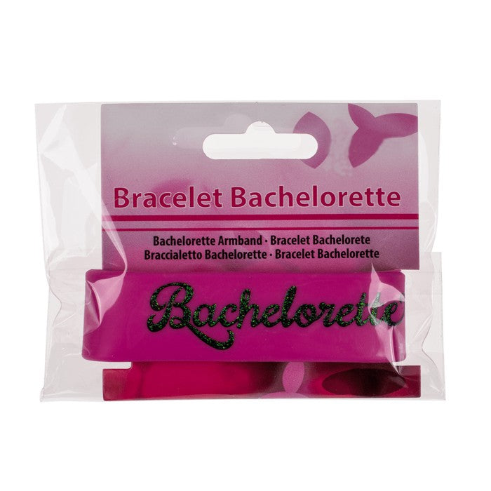 Kinky Pleasure - OB006 - Bracelet ''Bachelorette'' - Pink - Rubber - 10 Pieces - Vrijgezellen Party