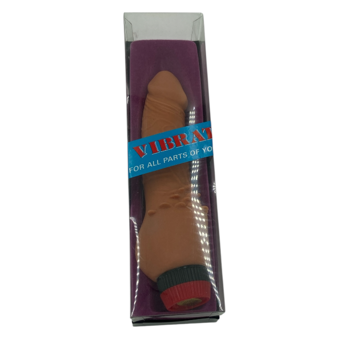 Realistische Vette Vibrator Met Ribbels – 18 cm - Club