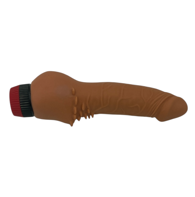 Realistische Vette Vibrator Met Ribbels – 18 cm - Club