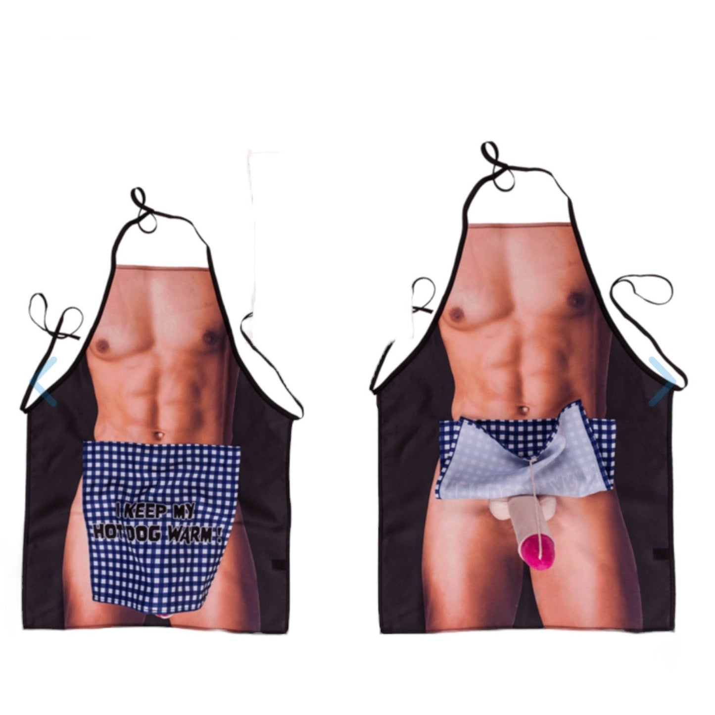 Kinky Pleasure - OB038 - Apron Sexy Men's Body - Sexy Keuken Schort
