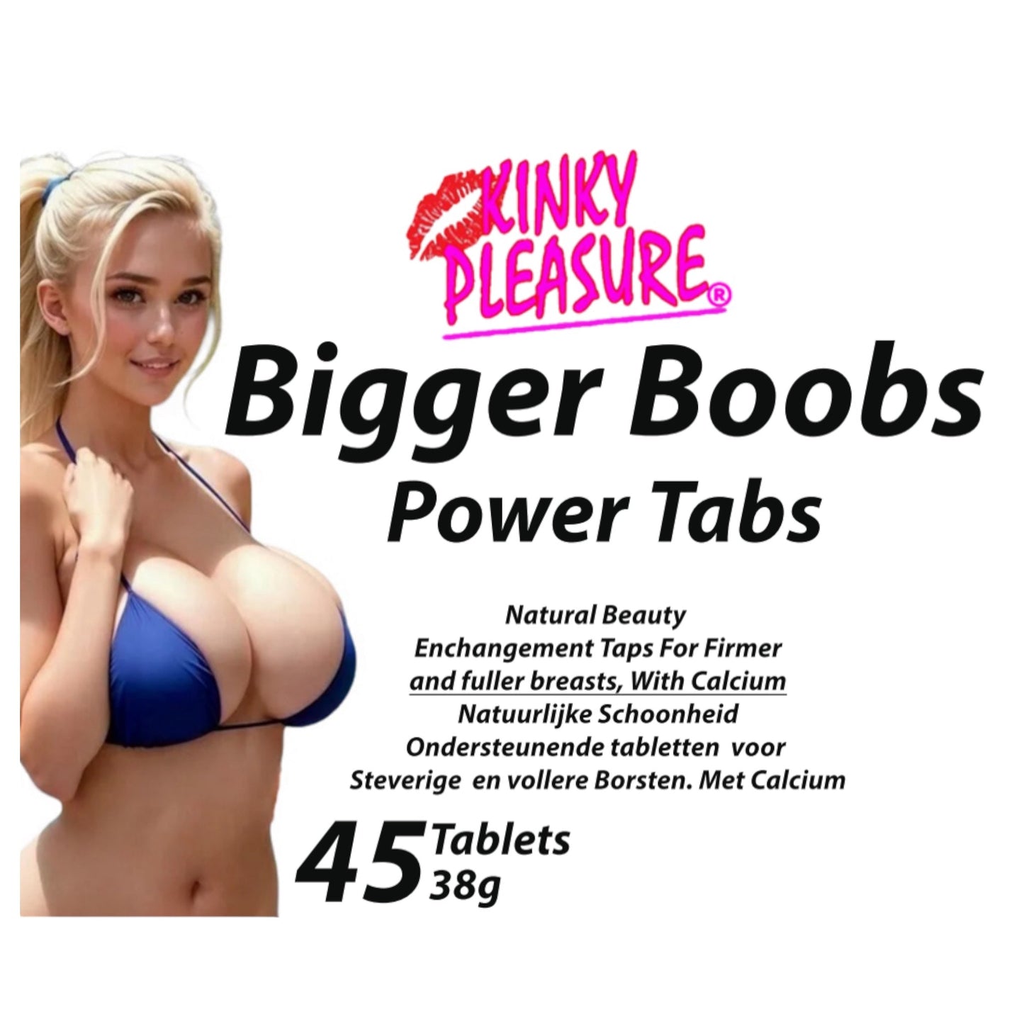 Kinky Pleasure Bigger Boobs – Power Tabs – 45 Tabletten