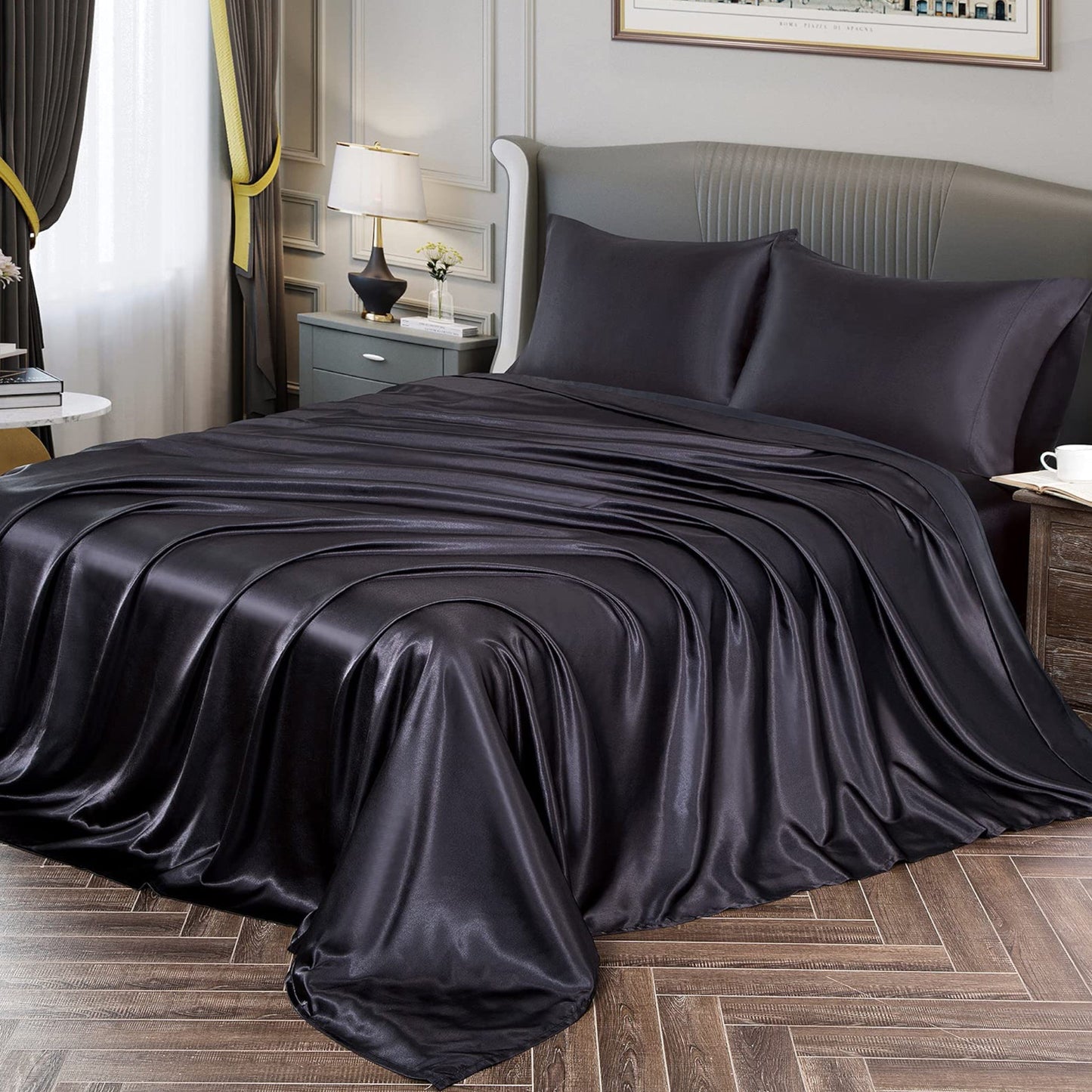 LoveSecret Kinky Bed Sheet – Zwart – 160 x 227 cm
