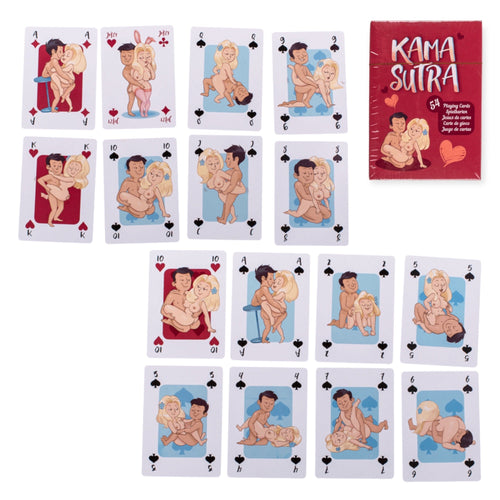 Kinky Pleasure - OB041 - Cartoon Kamasutra Playing Cards - `Speelkaarten