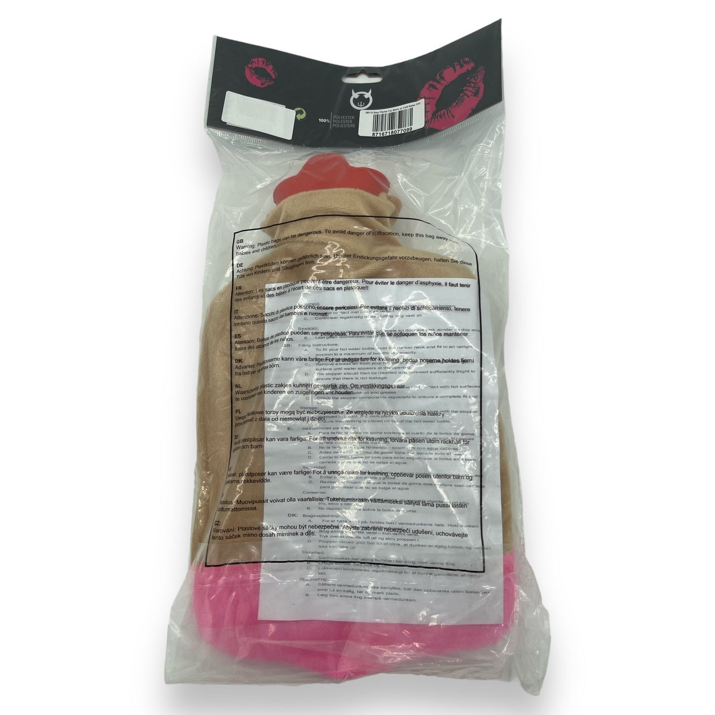 Kinky Pleasure - OB112 - Hot Water Bottle - Sexy Woman Body - 4 Colours
