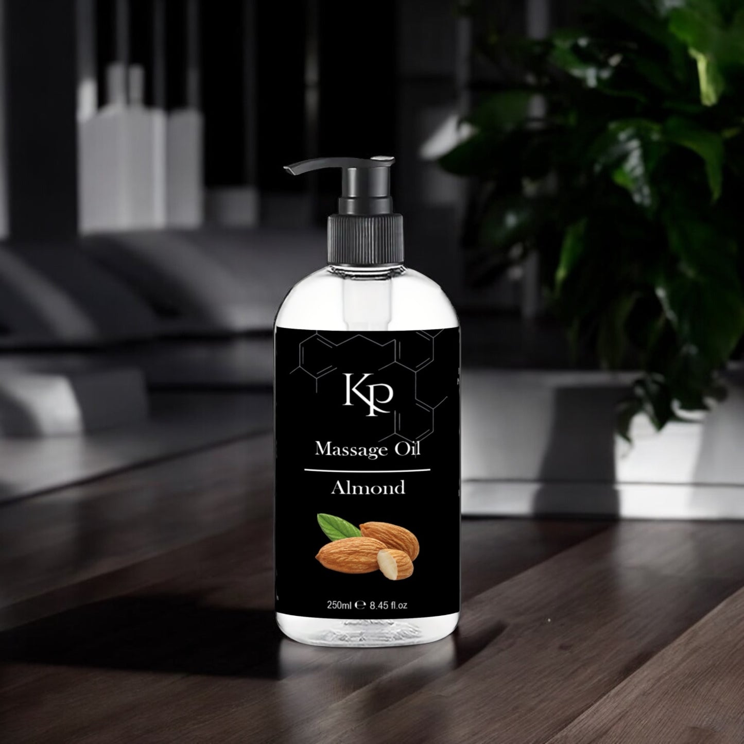 Voel de Warmte van Natuurlijke Verzorging met KP - Amandel Massage Olie - almond oil - 250ml