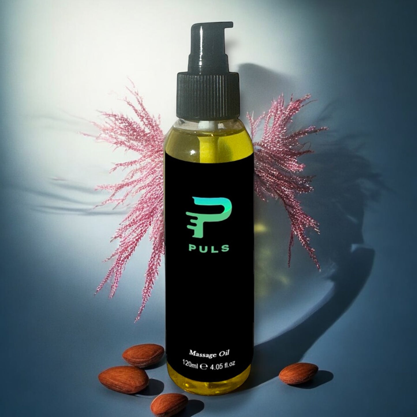 Ontdek de Kracht van Pure Ontspanning met Massage PULS - Naturel Massage Olie - 120ml