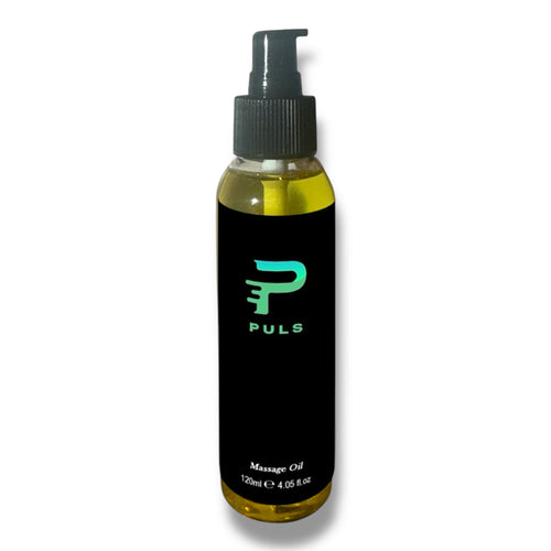 Ontdek de Kracht van Pure Ontspanning met Massage PULS - Naturel Massage Olie - 120ml