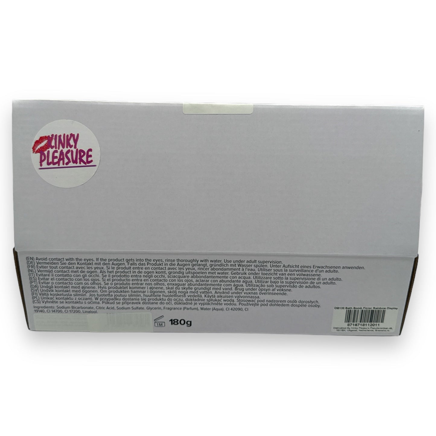Kinky Pleasure - OB130 - Bath Bomb Fizzer - Rainbow - 180gr