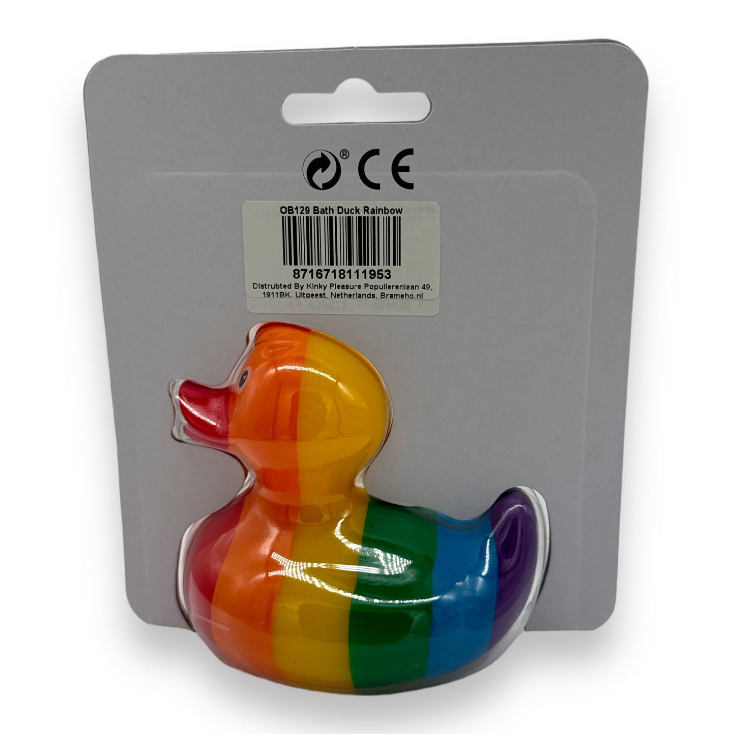 Kinky Pleasure - OB129 - Bath Duckie - Rainbow - Ca. 10cm