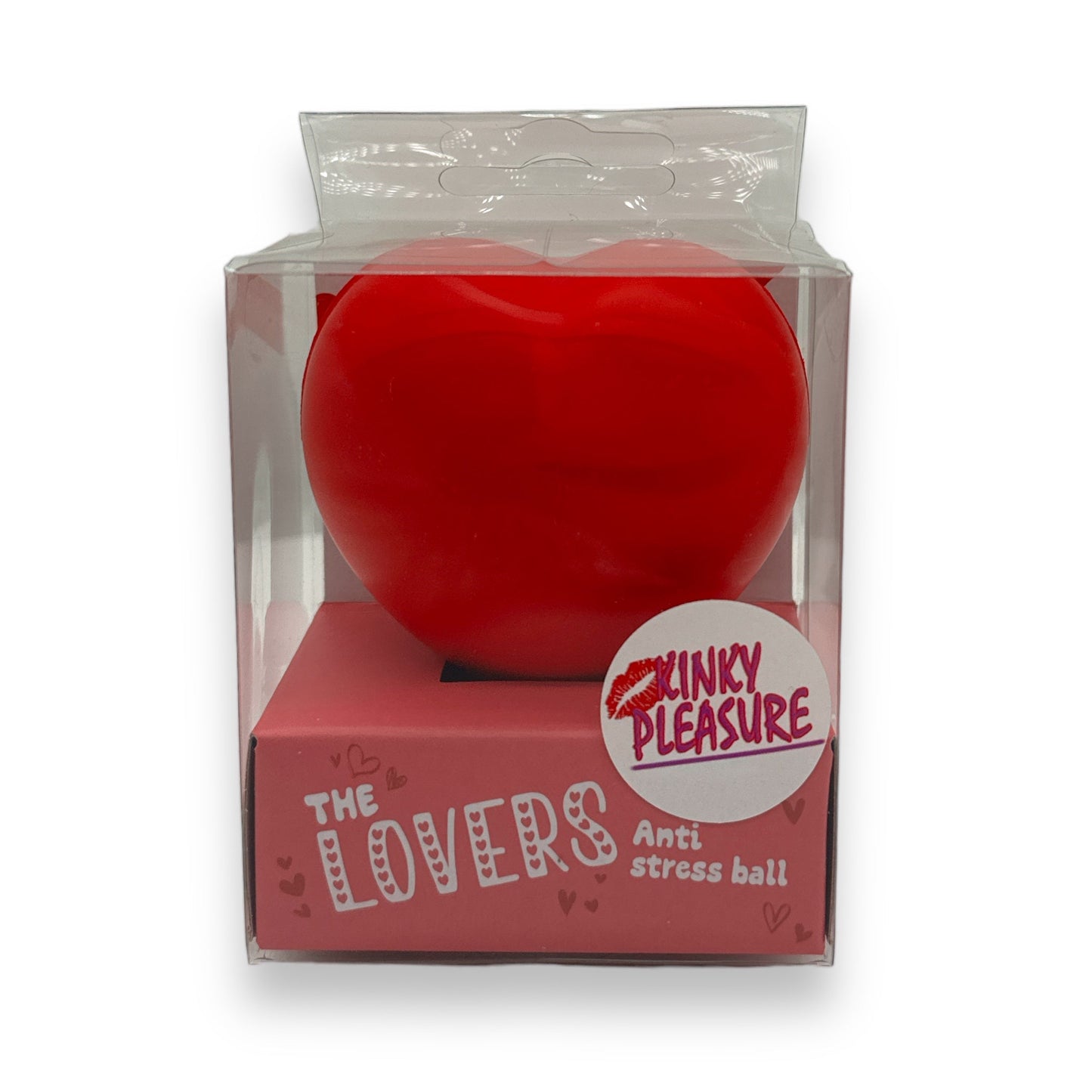 Kinky Pleasure - OB078 - Stress Balls - Squeeze Heart - Red
