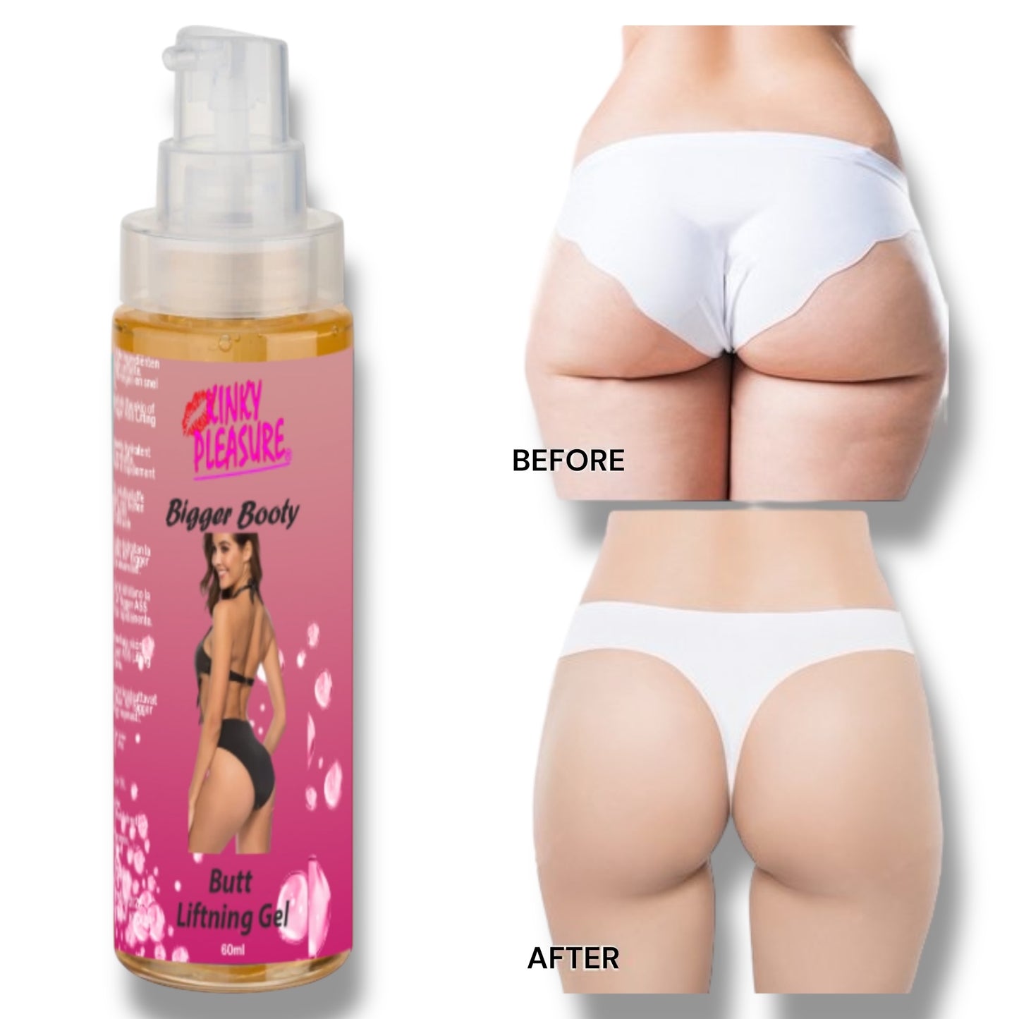Kinky Pleasure Bigger Booty Butt Lifting Gel – Voor Rondere, Stevigere Curves! 120ml