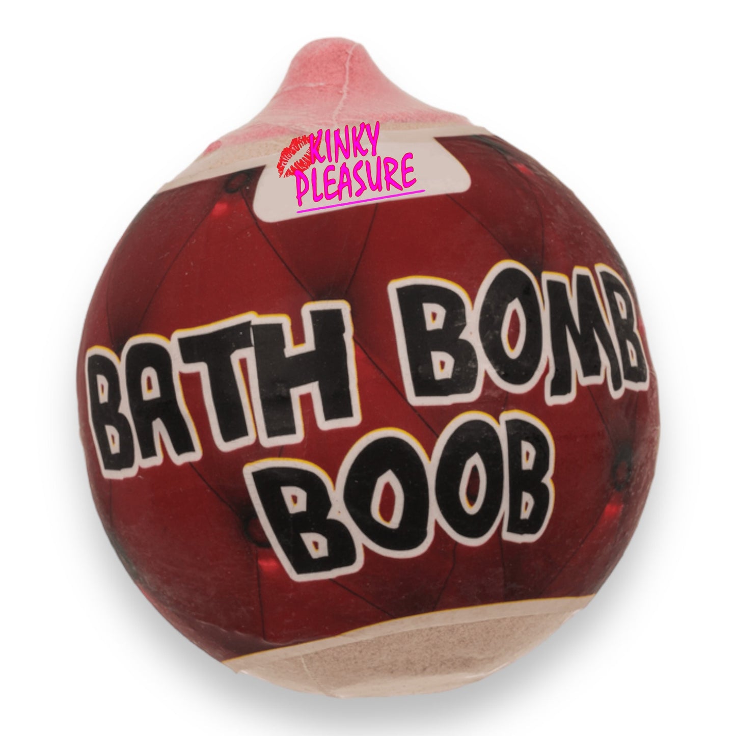 Kinky Pleasure - OB102 - Boob Bath Bomb - Strawberry Flavour